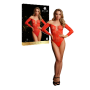 Body in pizzo sexy rosso intimo aperto lingierie erotica ONE SIZE