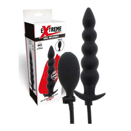 Plug anale gonfiabile dildo dilatatore morbido in silicone stimolatore anale sextoys