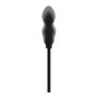 Plug gonfiabile nero stimolatore dilatatore anale in silicone sex toys