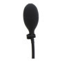 Plug gonfiabile nero stimolatore dilatatore anale in silicone sex toys