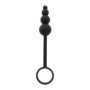 Plug anale in silicone con anello fallico ritardante anal butt