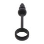 Plug anale in silicone con anello fallico ritardante anal butt