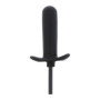 Plug anale gonfiabile in silicone nero dildo dilatatore anal butt