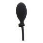 Plug anale gonfiabile in silicone nero dildo dilatatore anal butt