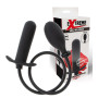 Plug anale gonfiabile in silicone nero dildo dilatatore anal butt