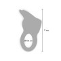 Anello fallico con vibrazione ritardante stimolatore clitoride in silicone