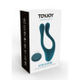 Vibratore per massaggi di coppia stimolatore vaginale e fallico in silicone con telecomando