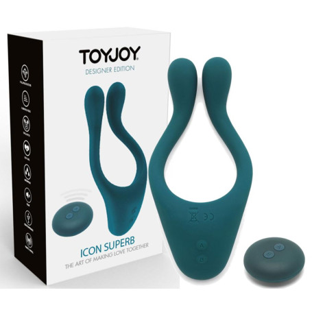 Vibratore per massaggi di coppia stimolatore vaginale e fallico in silicone con telecomando