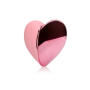Vibratore a forma di cuore stimolatore clitoride vaginale portatile ricaricabile in silicone