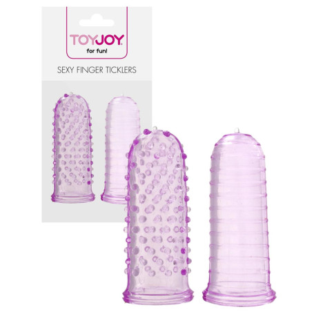 Guaina per dita stimolatore vaginale con texture morbida
