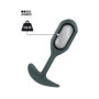 Plug anale in silicone fallo dilatatore stimolatore anale con peso 106 gr
