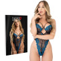 Body donna in pizzo a vita alta bodysuit con perizoma trasparente sexy