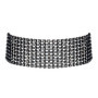 Collana choker con strass accessorio erotico collarino per donna sensuale