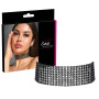 Collana choker con strass accessorio erotico collarino per donna sensuale