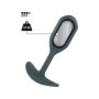 Plug anale stimolatore dilatatore anale con peso sextoys per coppie in silicone