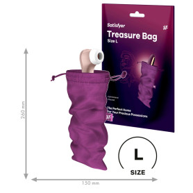 Borsa per sextoys Satisfyer Toy bag Violett size L