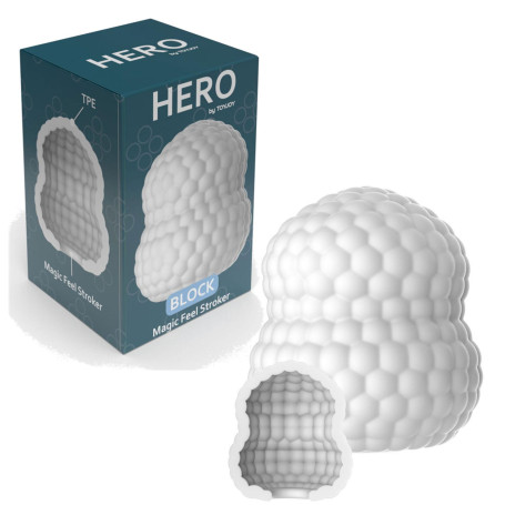 Masturbatore maschile mini per pene morbido e flessibile con texture