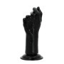 Mano pugno realistico XL stimolatore anale vaginale fallo per fisting con ventosa black