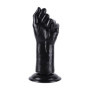 Mano pugno realistico XL stimolatore anale vaginale fallo per fisting con ventosa black