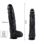 Fallo realistico gigante XXXL fisting vaginale anale estremo con ventosa