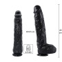 Fallo realistico gigante XXXL fisting vaginale anale estremo con ventosa