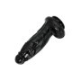 Fallo realistico gigante fisting stimolatore vaginale anale con ventosa big black