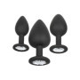 Kit 3 Plug Anali con gemme In Silicone