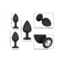 Kit 3 Plug Anali con gemme In Silicone