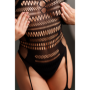 Body a Rete Per Donna Con Colletto Corto