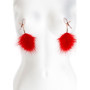 Pinze per Capezzoli Con Piume Rosse