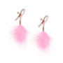 Pinze per Capezzoli Con Piume Rosa
