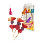 Stuzzicadenti divertenti a forma di pene multicolor per feste Super Fun Penis