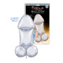 Palloncino glitterato per feste a forma di pene silver Mylar Balloon