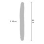 Dildo doppio realistico in silicone morbido foreskin stimolatore anale vaginale 35 cm