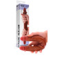 Dildo doppio realistico in silicone morbido foreskin stimolatore anale vaginale 35 cm