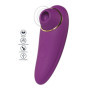 Vibratore stimolatore succhia clitoride con aspirazione ricaricabile in silicone