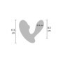 Vibratore succhia clitoride indossabile stimolatore vaginale punto-g ricaricabile Air Pressure