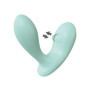 Vibratore indossabile stimolatore clitoride vaginale in silicone ricaricabile sextoys per lei