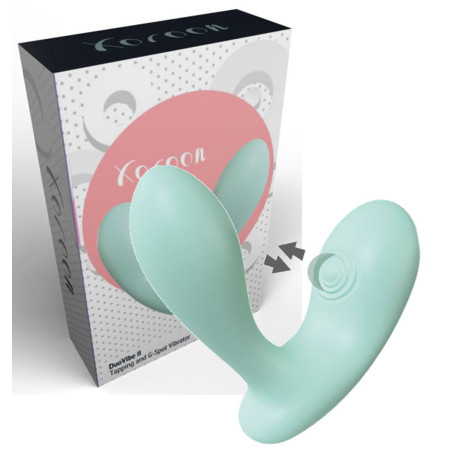 Vibratore indossabile stimolatore clitoride vaginale in silicone ricaricabile sextoys per lei