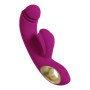 Vibratore rabbit in silicone fallo vibrante stimolatore clitoride vaginale ricaricabile