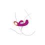 Vibratore rabbit in silicone fallo vibrante stimolatore clitoride vaginale ricaricabile
