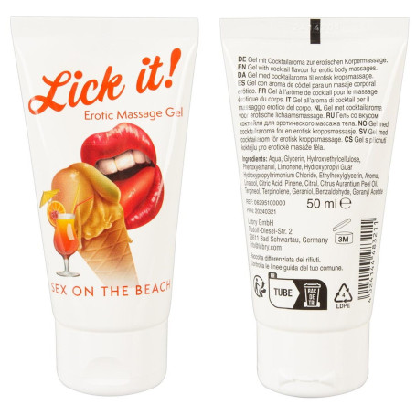 Gel Lubrificante Gusto Sex On The Beach