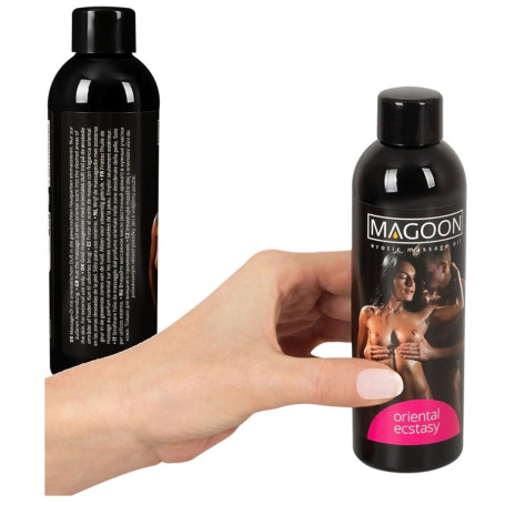 Olio per massaggi erotici aromatizzato olio sessuale oriental ecstasy