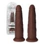Fallo realistico morbido con ventosa 19,5 cm pene finto stimolatore anale vaginale sextoys