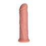 Fallo realistico morbido stimolatore anale vaginale pene finto con ventosa 24 cm