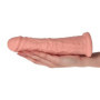 Fallo realistico morbido stimolatore anale vaginale pene finto con ventosa 24 cm