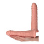 Fallo realistico morbido stimolatore anale vaginale pene finto con ventosa 24 cm