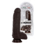 Fallo realistico pene finto morbido XXL con testicoli stimolatore anale vaginale sextoys
