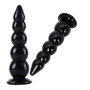 Buttplug Balls XXXL fallo gigante liscio dilatatore anale 40 cm black
