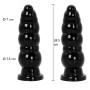Buttplug Balls XL dilatatore anale gigante black 24,5 cm